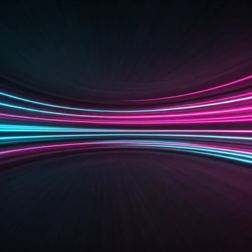 Abstract light trails representing search momentum and performance